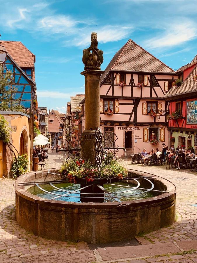 Gite Les Deux Belettes Riquewihr Bagian luar foto